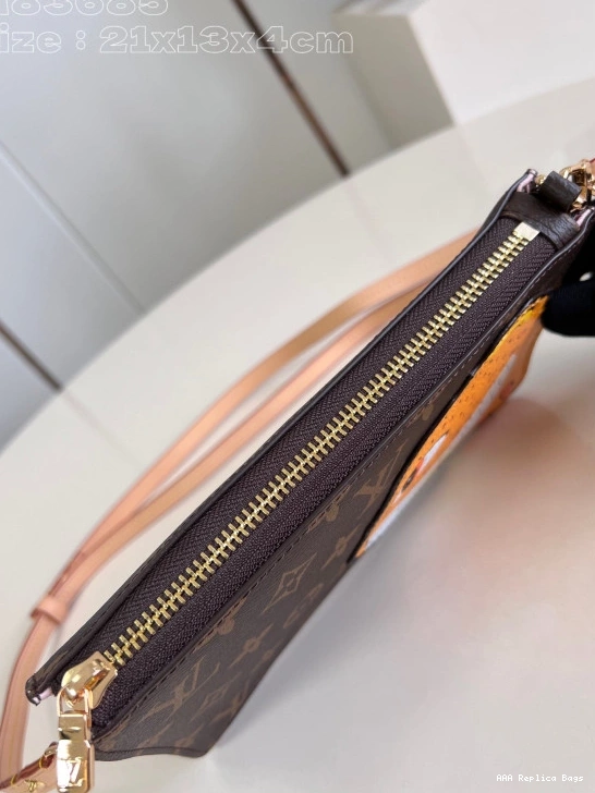 Aaa replica ru VUITTON Lexington Pouch-21.5*13*4.5CM LOUIS 0709